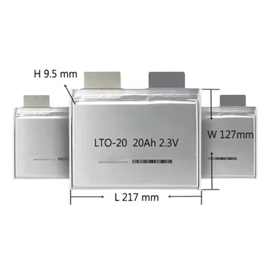 Cella batteria LTO da 30000 cicli 2,3 V 20 Ah